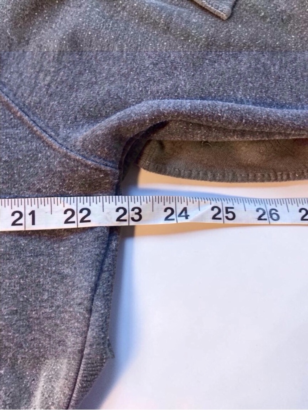 Athleta Cowl Neck Pullover Sweatshirt Charcoal Gray Fleece Lined Side Zip Size L - Picture 4 of 9